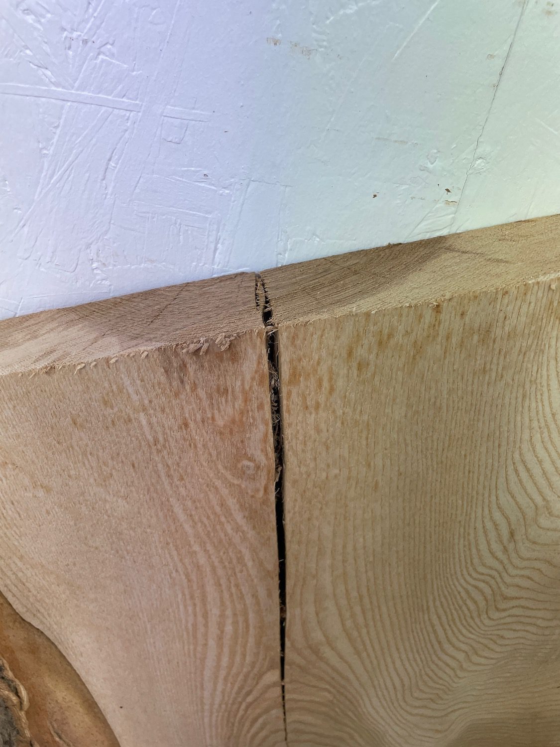 OLIVE ASH CROTCH Natural Waney Edge Slab Milled Finish Hardwood Board 1537C-6 Thickness 6cm Kiln Dried Seasoned Live Edge Desktops Coffee Tabletops Wildwood - Image 14