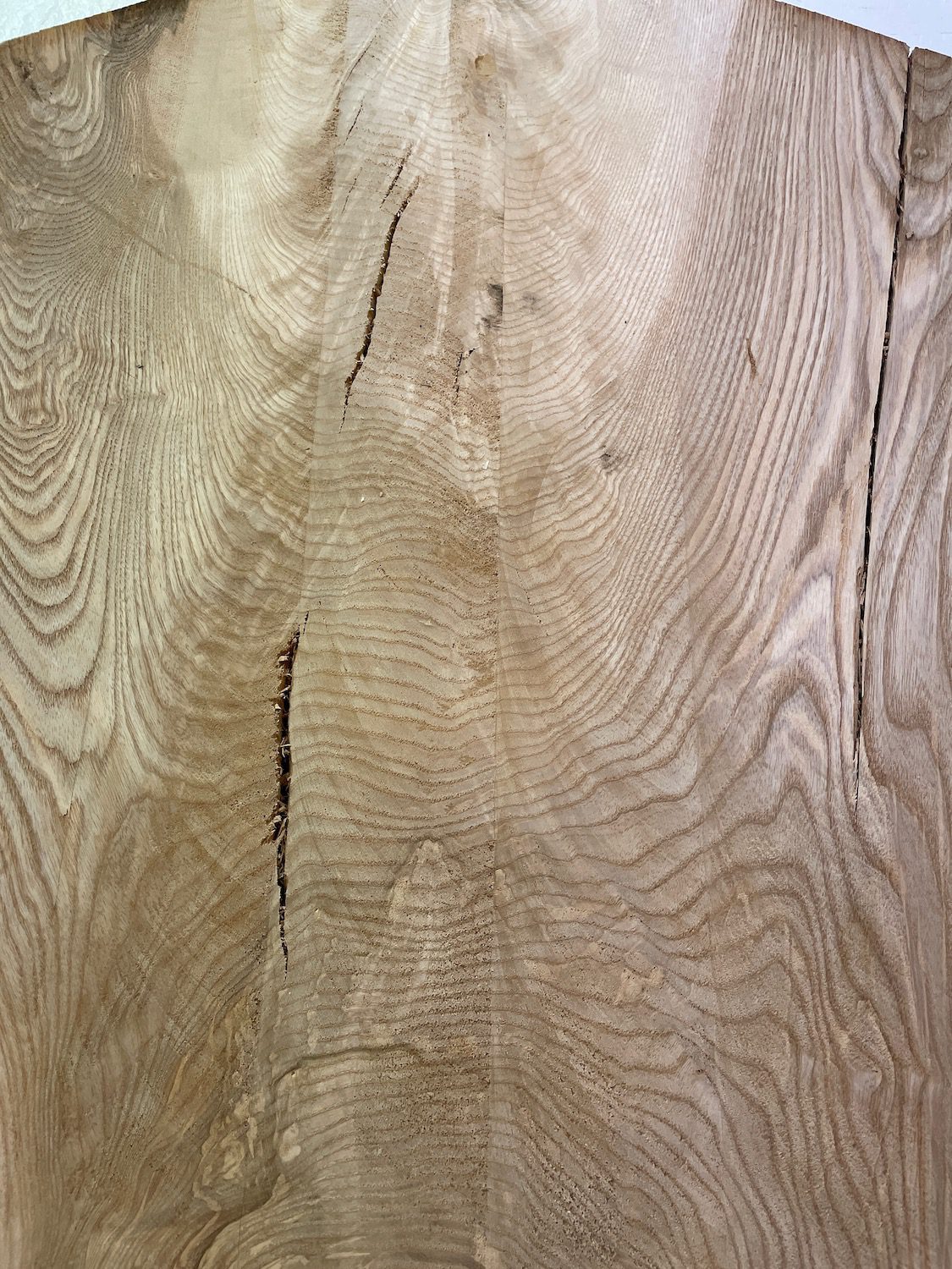 OLIVE ASH CROTCH Natural Waney Edge Slab Milled Finish Hardwood Board 1537C-6 Thickness 6cm Kiln Dried Seasoned Live Edge Desktops Coffee Tabletops Wildwood - Image 25