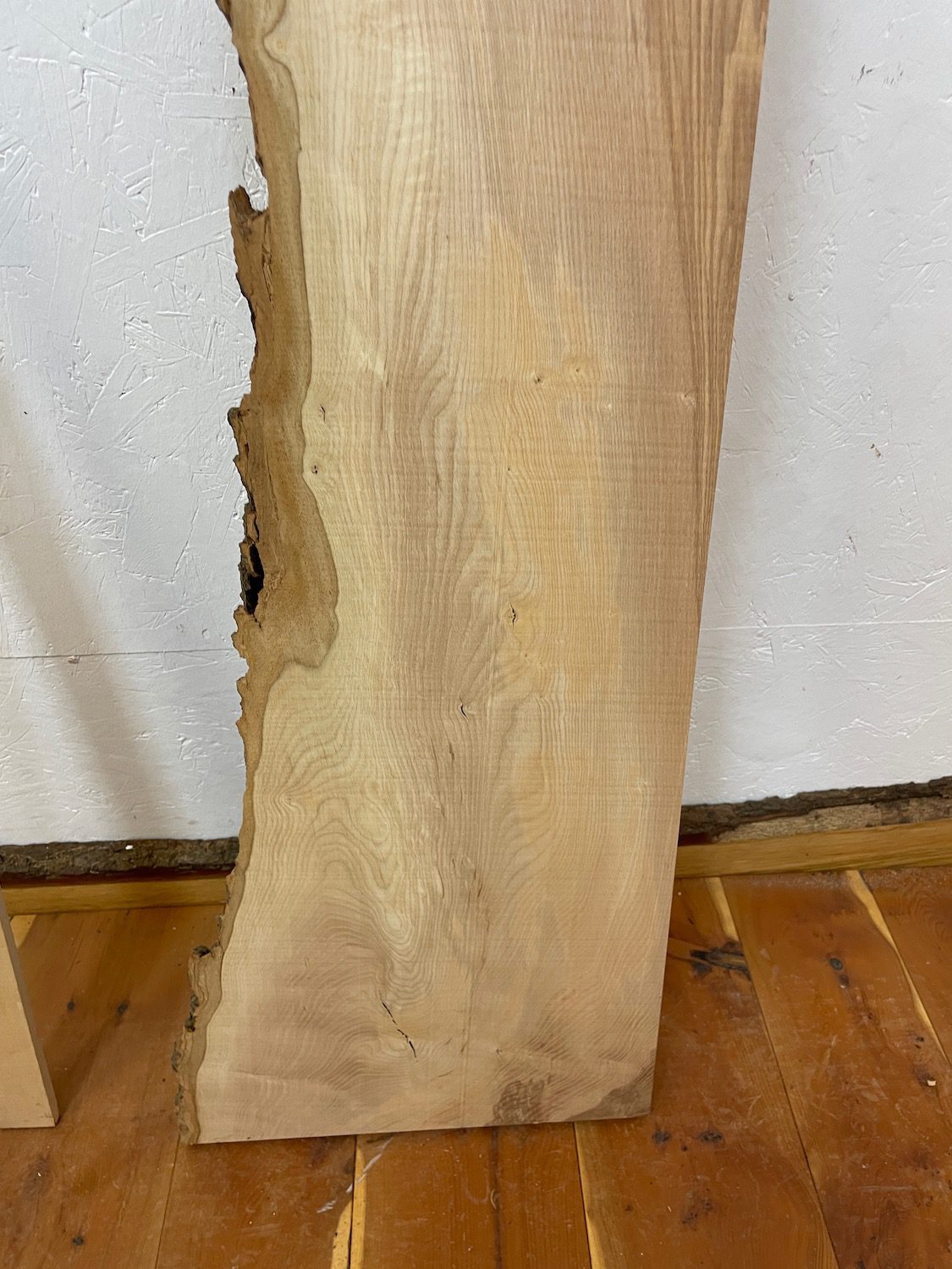 ASH Single Waney Natural Edge PLANED Finish Hardwood Board 1665-13 Thickness 6.5cm Kiln Dried Seasoned Live Edge Shelves Mantels - Image 11