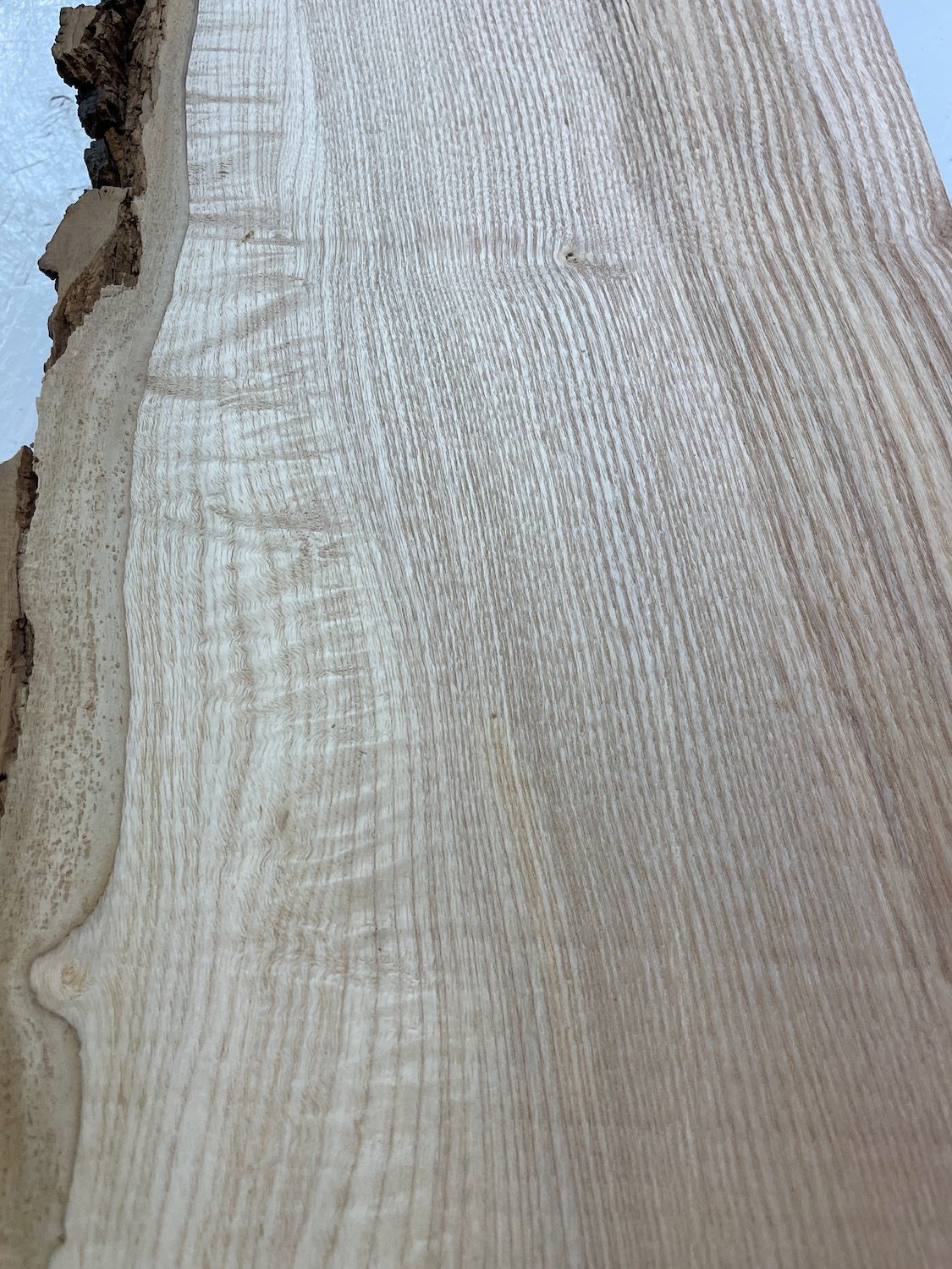 ASH Single Waney Natural Edge PLANED Finish Hardwood Board 1665-13 Thickness 6.5cm Kiln Dried Seasoned Live Edge Shelves Mantels - Image 13