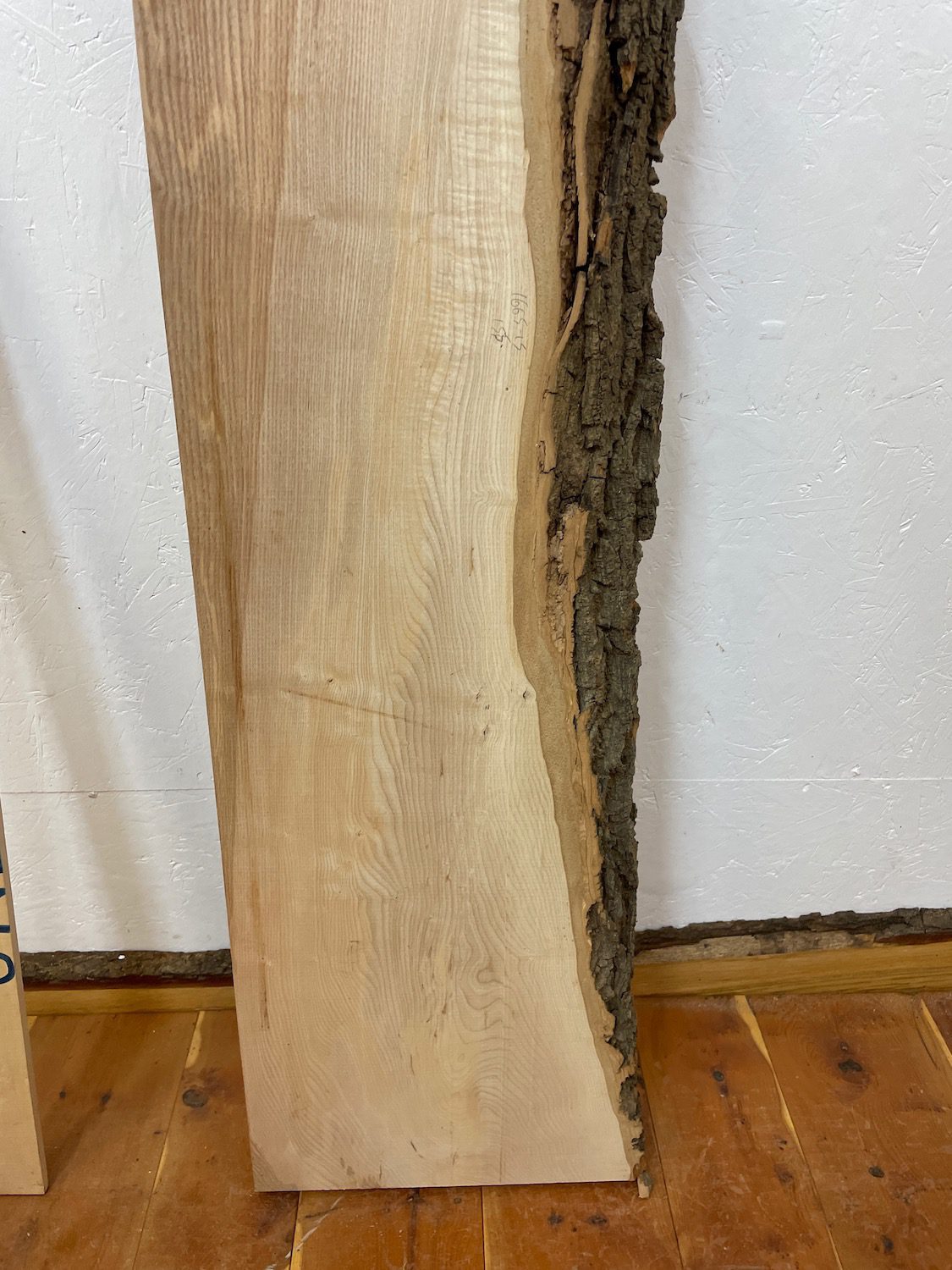 ASH Single Waney Natural Edge PLANED Finish Hardwood Board 1665-15 Thickness 6.5cm Kiln Dried Seasoned Live Edge Shelves Mantels - Image 5