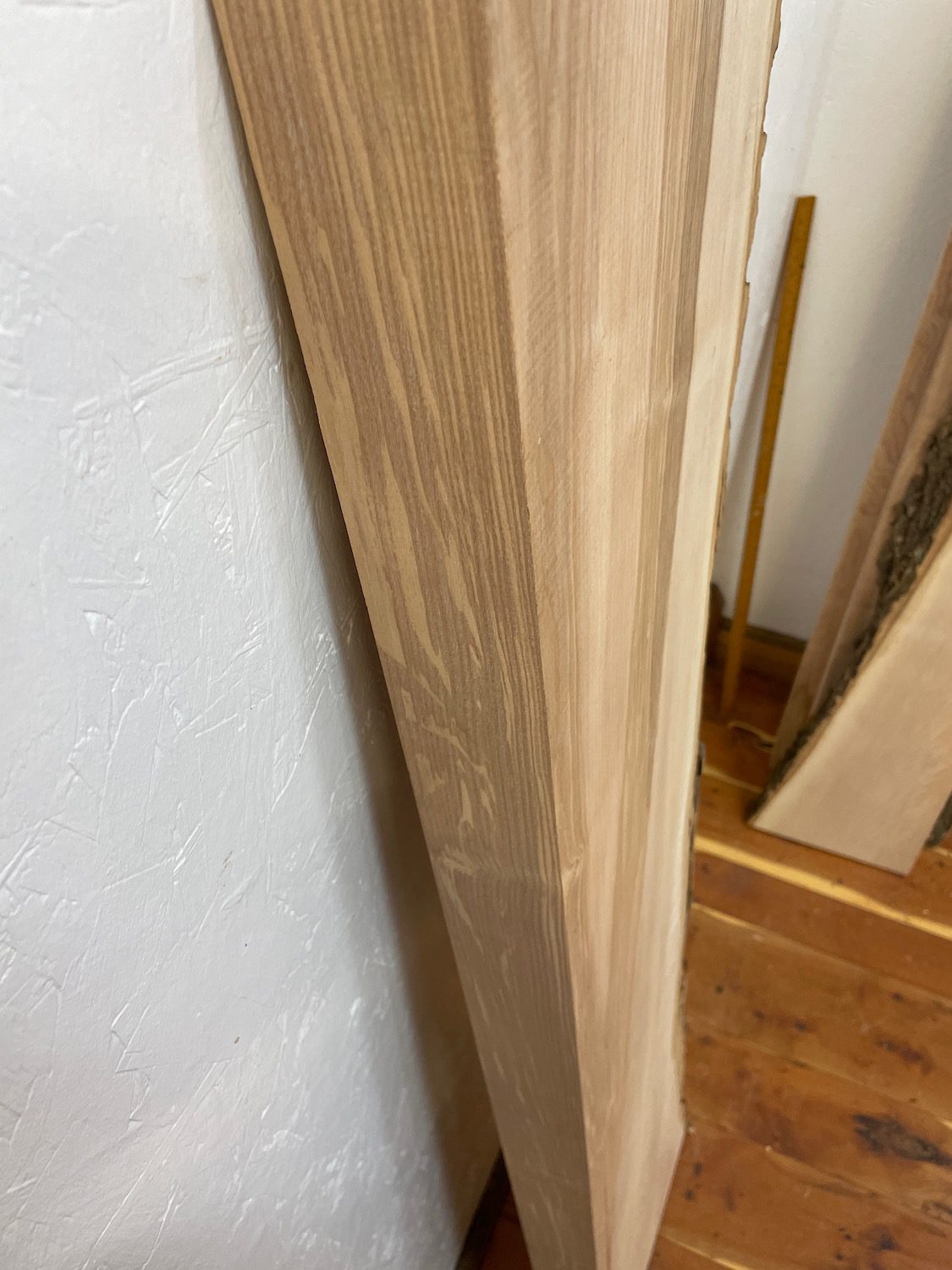 ASH Single Waney Natural Edge PLANED Finish Hardwood Board 1665-15 Thickness 6.5cm Kiln Dried Seasoned Live Edge Shelves Mantels - Image 12