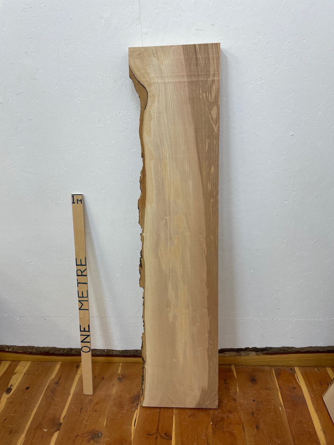 ASH Single Waney Natural Edge PLANED Finish Hardwood Board 1665-15 Thickness 6.5cm Kiln Dried Seasoned Live Edge Shelves Mantels - Image 13