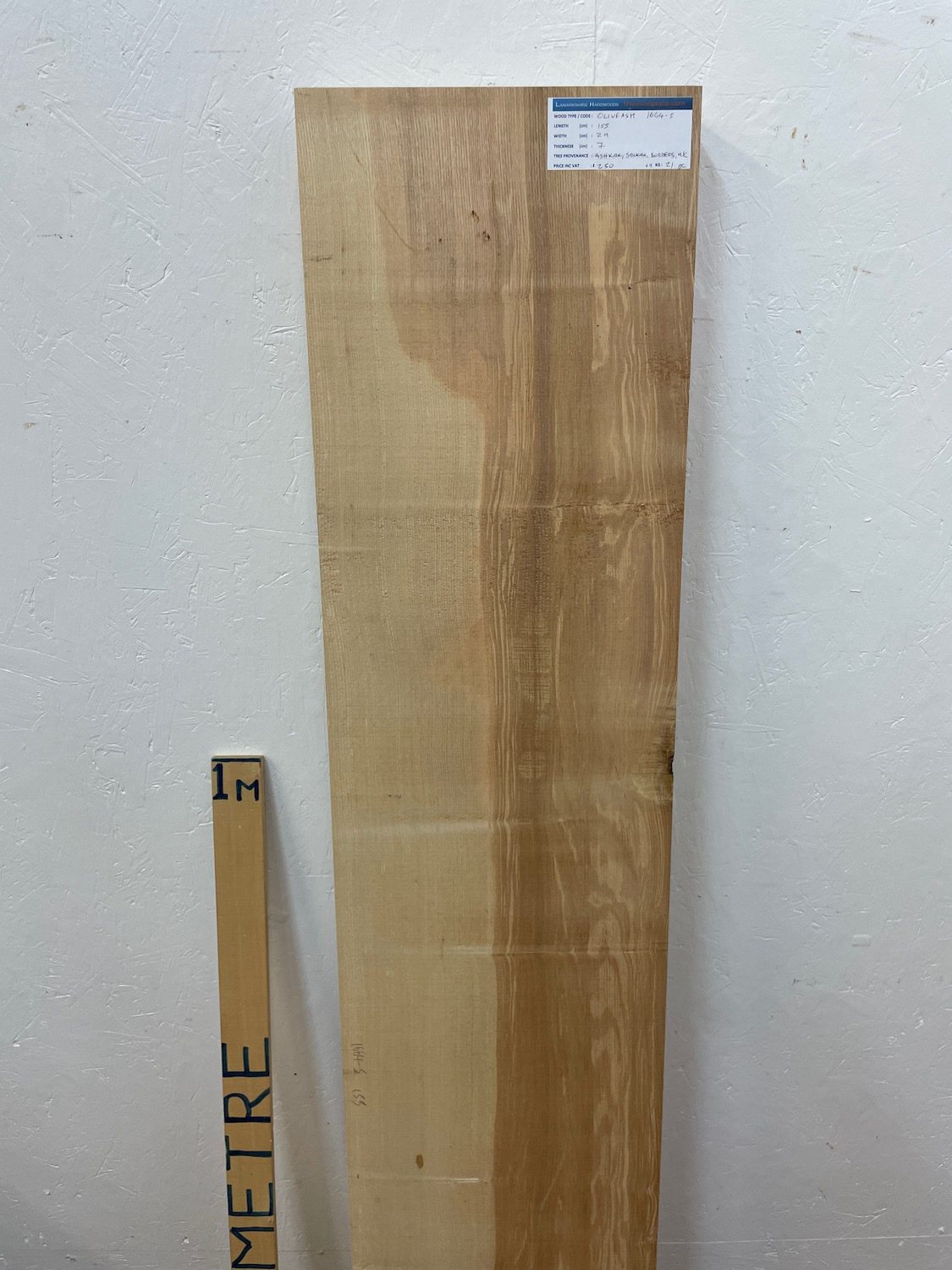 OLIVE ASH PAR Planed All Round Square Edge Planed Finish Hardwood Board 1664-5 Thickness 7cm Kiln Dried Seasoned Furniture making Shelves Mantels - Image 4