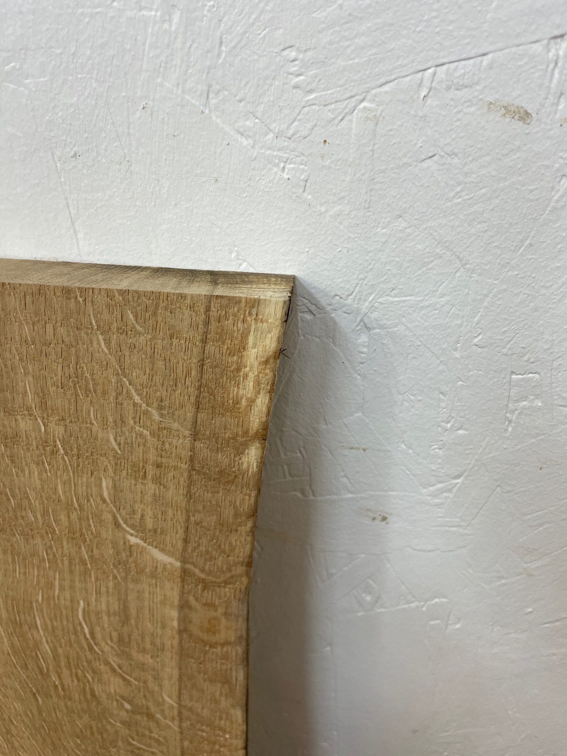 BURRY QUARTER SAWN OAK Natural Waney Edge Slab Planed Finish Hardwood Board 1690A-5 Thickness 2.7cm Kiln Dried Seasoned Live Edge - Image 13