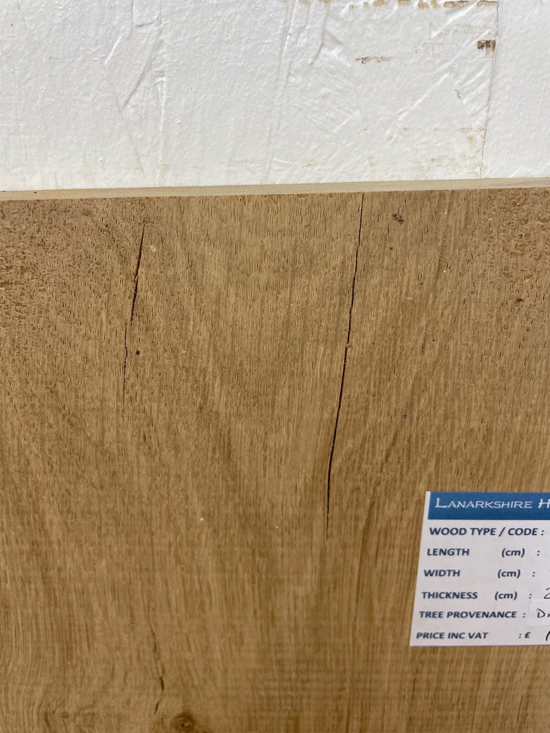 PIPPY OAK Natural Waney Edge Slab Planed Finish Hardwood Board 1690A-7 Thickness 2.5cm Kiln Dried Seasoned Live Edge Wildwood Wallart - Image 10