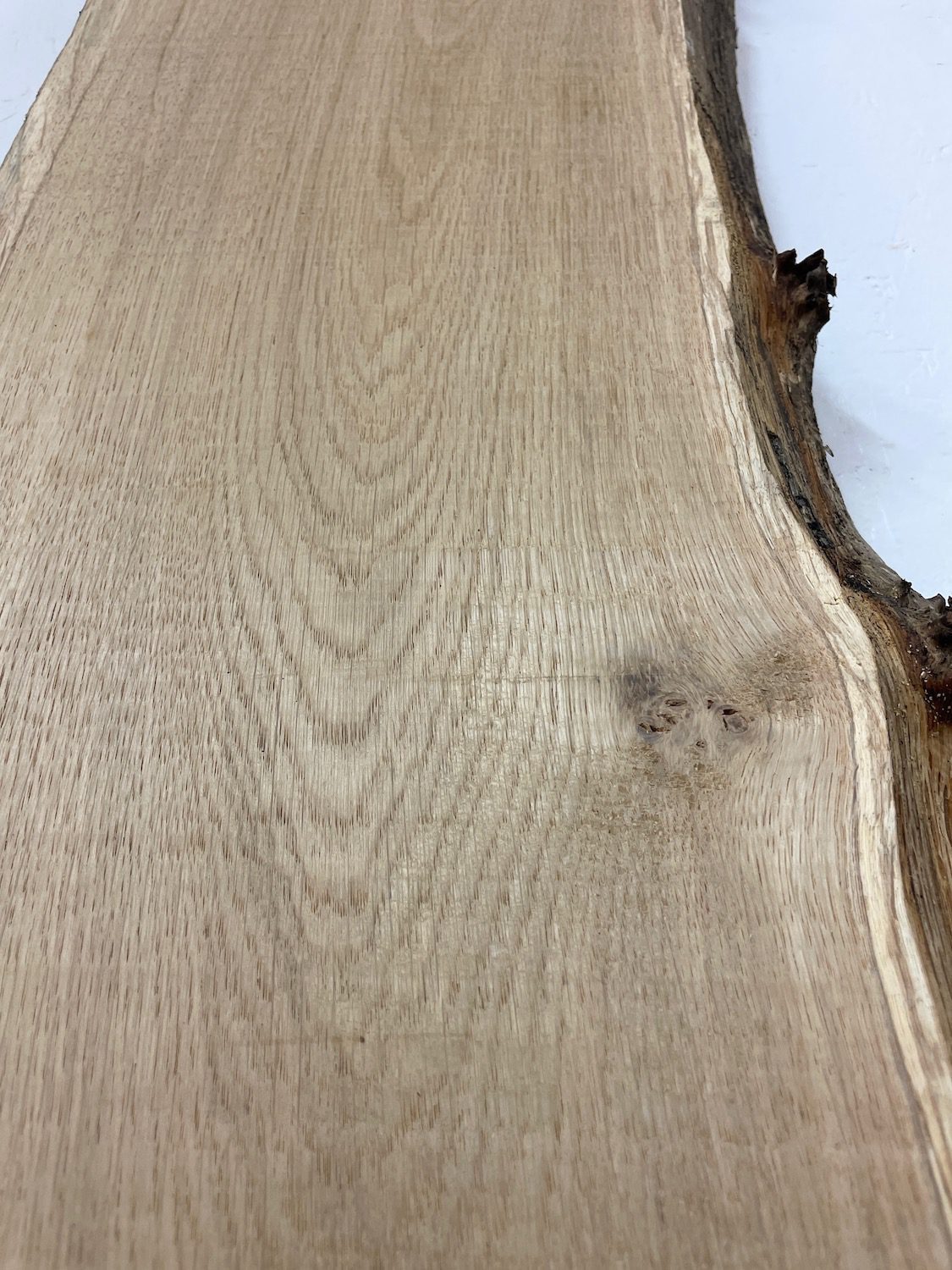 PIPPY OAK Natural Waney Edge Slab Planed Finish Hardwood Board 1690B-6 Thickness 2.8cm Kiln Dried Seasoned Live Edge Wildwood Wallart - Image 9