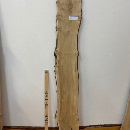 PIPPY OAK Natural Waney Edge Slab Planed Finish Hardwood Board 1690B-5 Thickness 2.8cm Kiln Dried Seasoned Live Edge