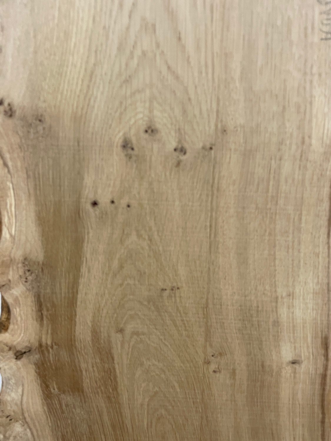 PIPPY OAK Natural Waney Edge Slab Planed Finish Hardwood Board 1690B-5 Thickness 2.8cm Kiln Dried Seasoned Live Edge - Image 6