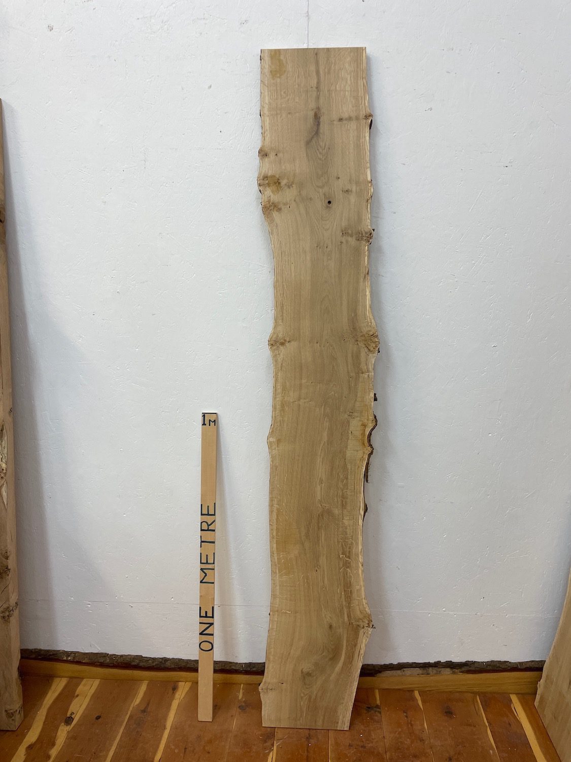 PIPPY OAK Natural Waney Edge Slab Planed Finish Hardwood Board 1690B-5 Thickness 2.8cm Kiln Dried Seasoned Live Edge - Image 10