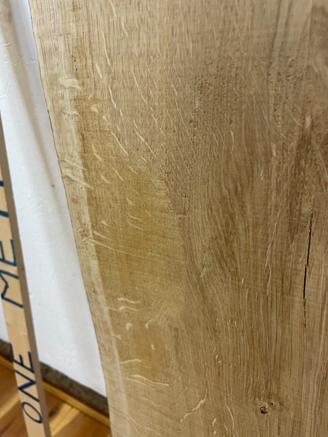 PIPPY OAK Natural Waney Edge Slab Planed Finish Hardwood Board 1690B-5 Thickness 2.8cm Kiln Dried Seasoned Live Edge - Image 14