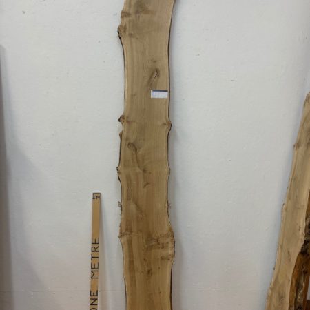 PIPPY OAK Natural Waney Edge Slab Planed Finish Hardwood Board 1690B-4 Thickness 2.8cm Kiln Dried Seasoned Live Edge Wildwood