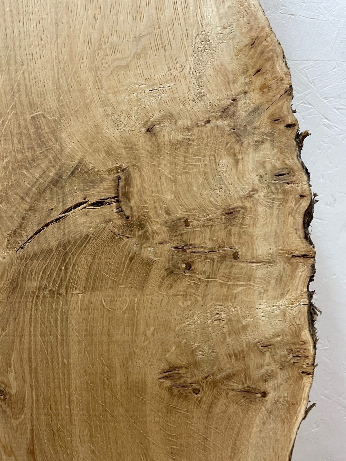 PIPPY OAK Natural Waney Edge Slab Planed Finish Hardwood Board 1690B-4 Thickness 2.8cm Kiln Dried Seasoned Live Edge Wildwood - Image 10