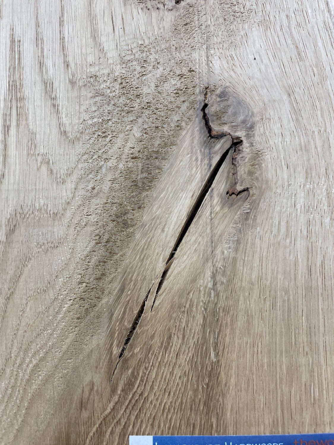 PIPPY OAK Natural Waney Edge Slab Planed Finish Hardwood Board 1690B-4 Thickness 2.8cm Kiln Dried Seasoned Live Edge Wildwood - Image 12