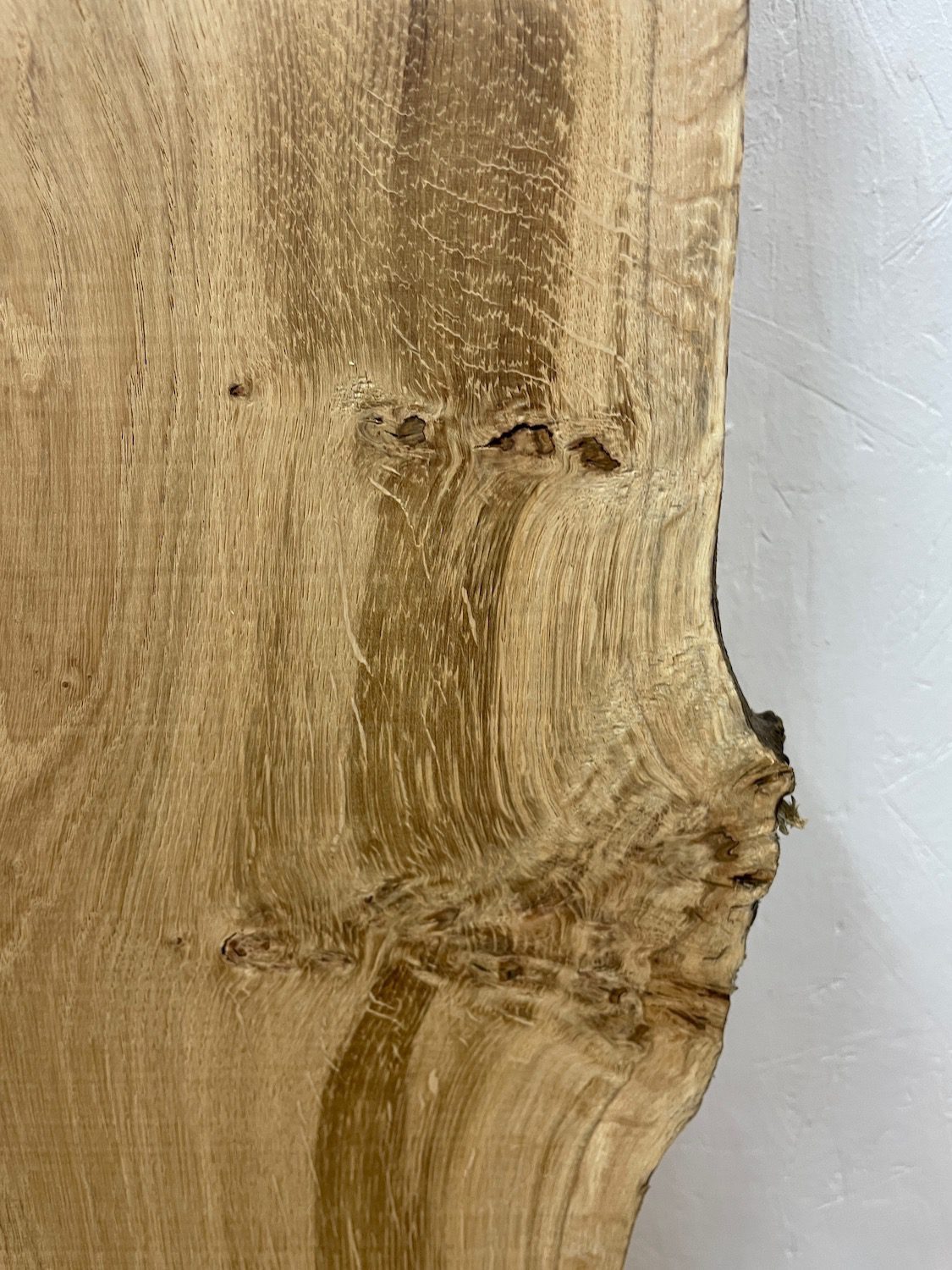 PIPPY OAK Natural Waney Edge Slab Planed Finish Hardwood Board 1690B-4 Thickness 2.8cm Kiln Dried Seasoned Live Edge Wildwood - Image 7