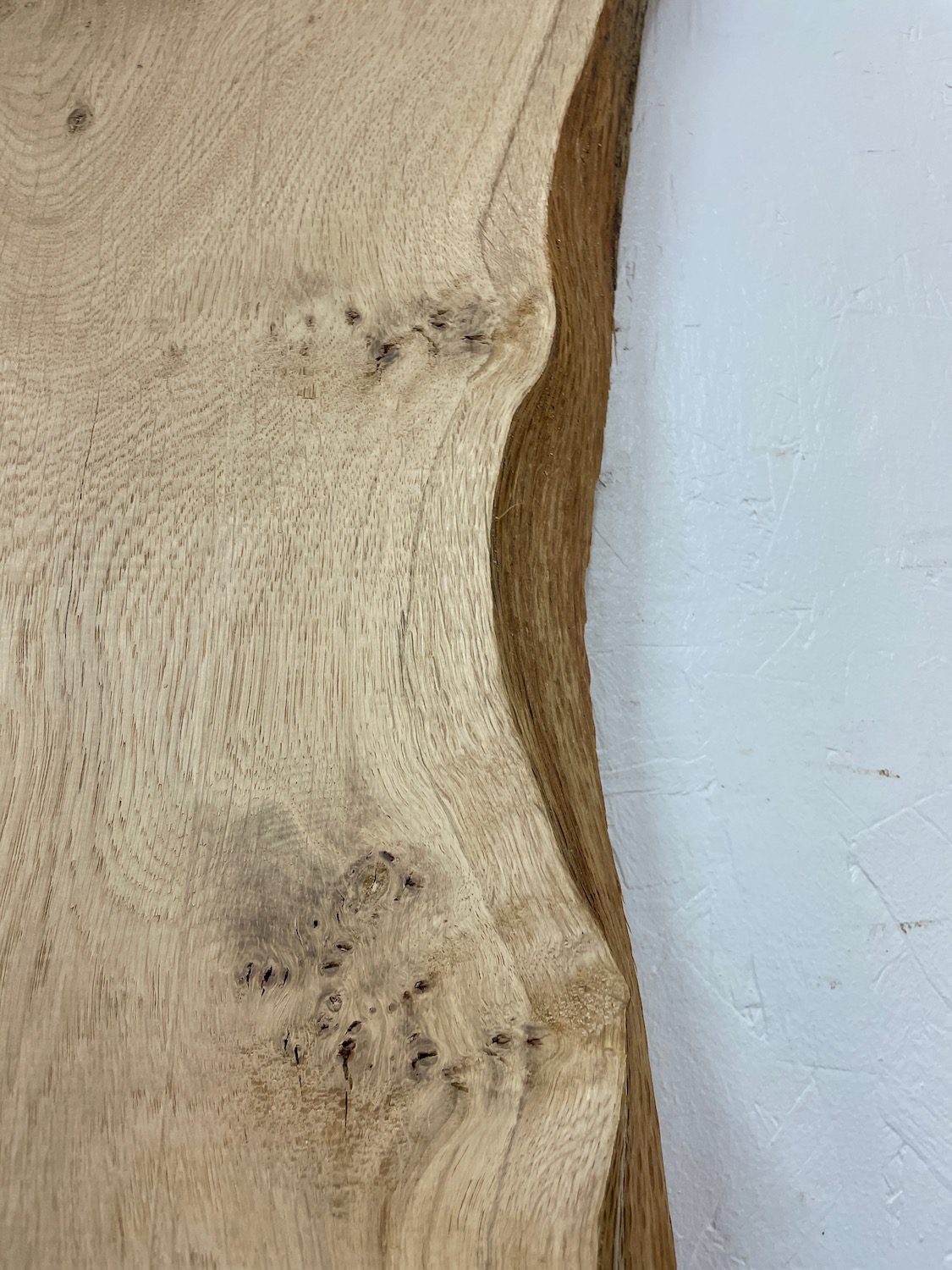 PIPPY OAK Natural Waney Edge Slab Planed Finish Hardwood Board 1690B-3 Thickness 2.7cm Kiln Dried Seasoned Live Edge Wildwood Wallart - Image 16