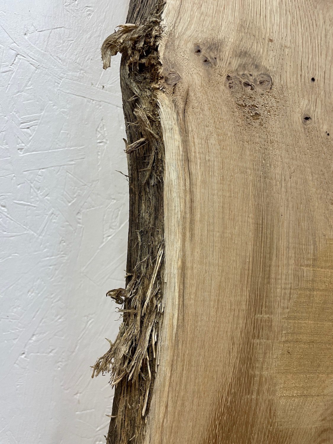 PIPPY OAK Natural Waney Edge Slab Planed Finish Hardwood Board 1690B-3 Thickness 2.7cm Kiln Dried Seasoned Live Edge Wildwood Wallart - Image 13