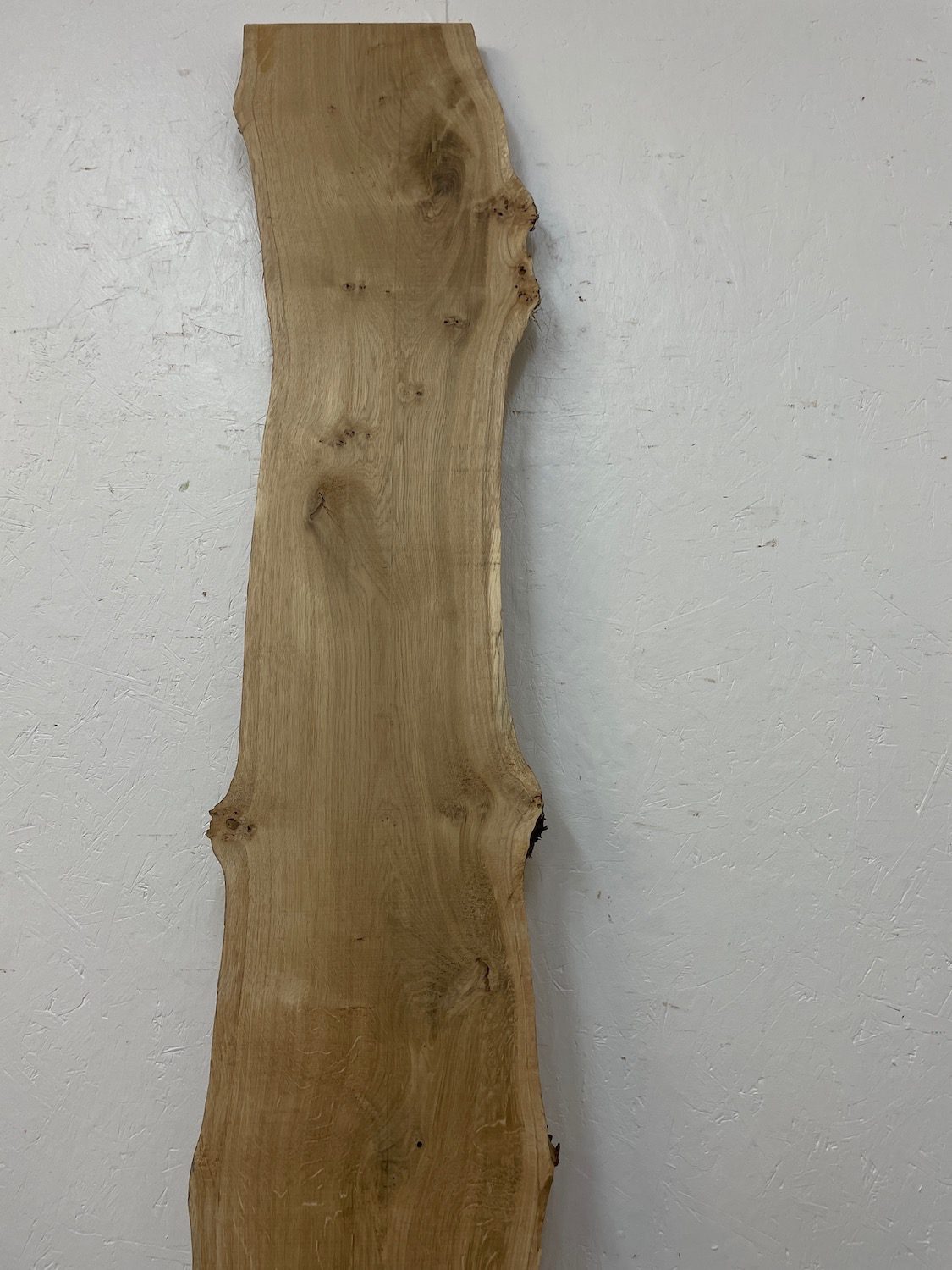 PIPPY OAK Natural Waney Edge Slab Planed Finish Hardwood Board 1690B-3 Thickness 2.7cm Kiln Dried Seasoned Live Edge Wildwood Wallart - Image 9