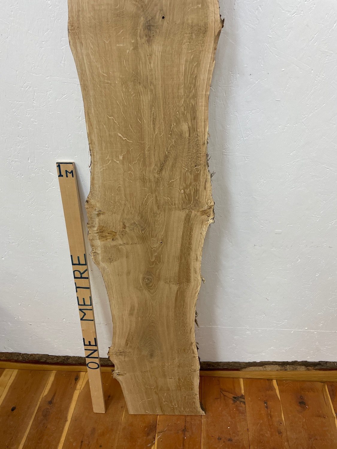 PIPPY OAK Natural Waney Edge Slab Planed Finish Hardwood Board 1690B-3 Thickness 2.7cm Kiln Dried Seasoned Live Edge Wildwood Wallart - Image 10