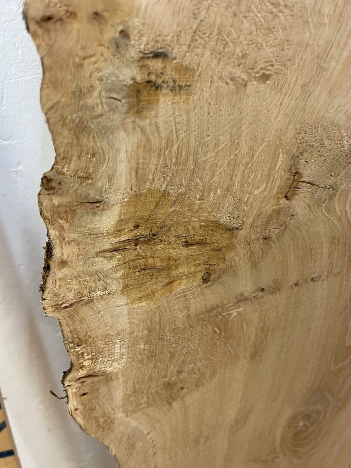 PIPPY OAK Natural Waney Edge Slab Planed Finish Hardwood Board 1690B-3 Thickness 2.7cm Kiln Dried Seasoned Live Edge Wildwood Wallart - Image 18
