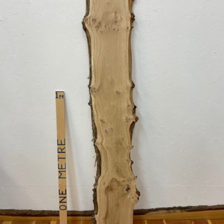 PIPPY OAK Natural Waney Edge Slab Planed Finish Hardwood Board 1690B-2 Thickness 2.7cm Kiln Dried Seasoned Live Edge