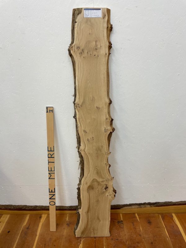 PIPPY OAK Natural Waney Edge Slab Planed Finish Hardwood Board 1690B-2 Thickness 2.7cm Kiln Dried Seasoned Live Edge