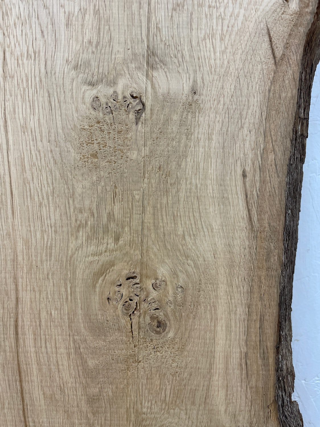 OAK Natural Waney Edge Slab Planed Finish Hardwood Board 1688-2 Thickness 2.8cm Kiln Dried Seasoned Live Edge Wildwood Wallart - Image 6