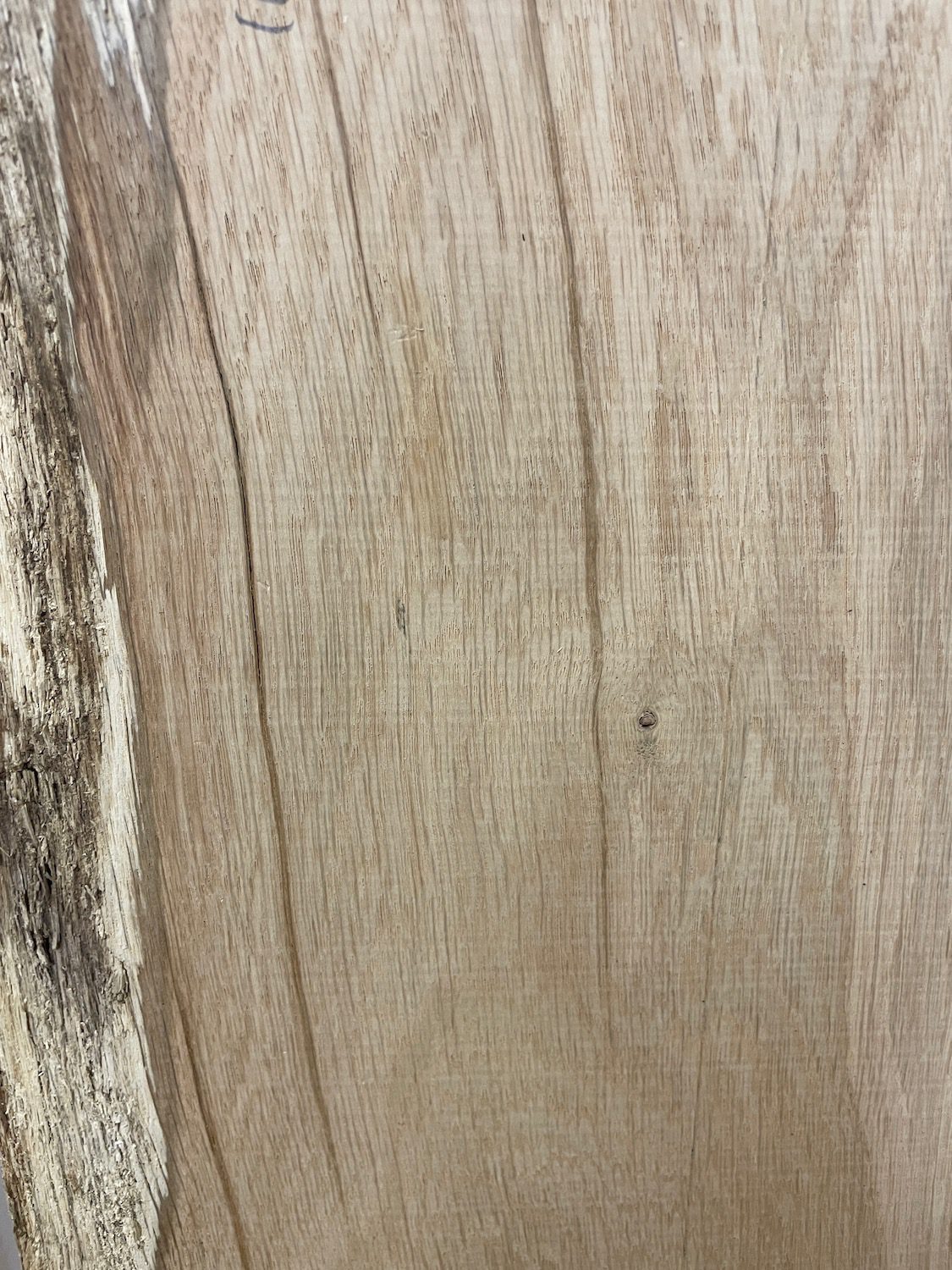 OAK Natural Waney Edge Slab Planed Finish Hardwood Board 1688-2 Thickness 2.8cm Kiln Dried Seasoned Live Edge Wildwood Wallart - Image 11