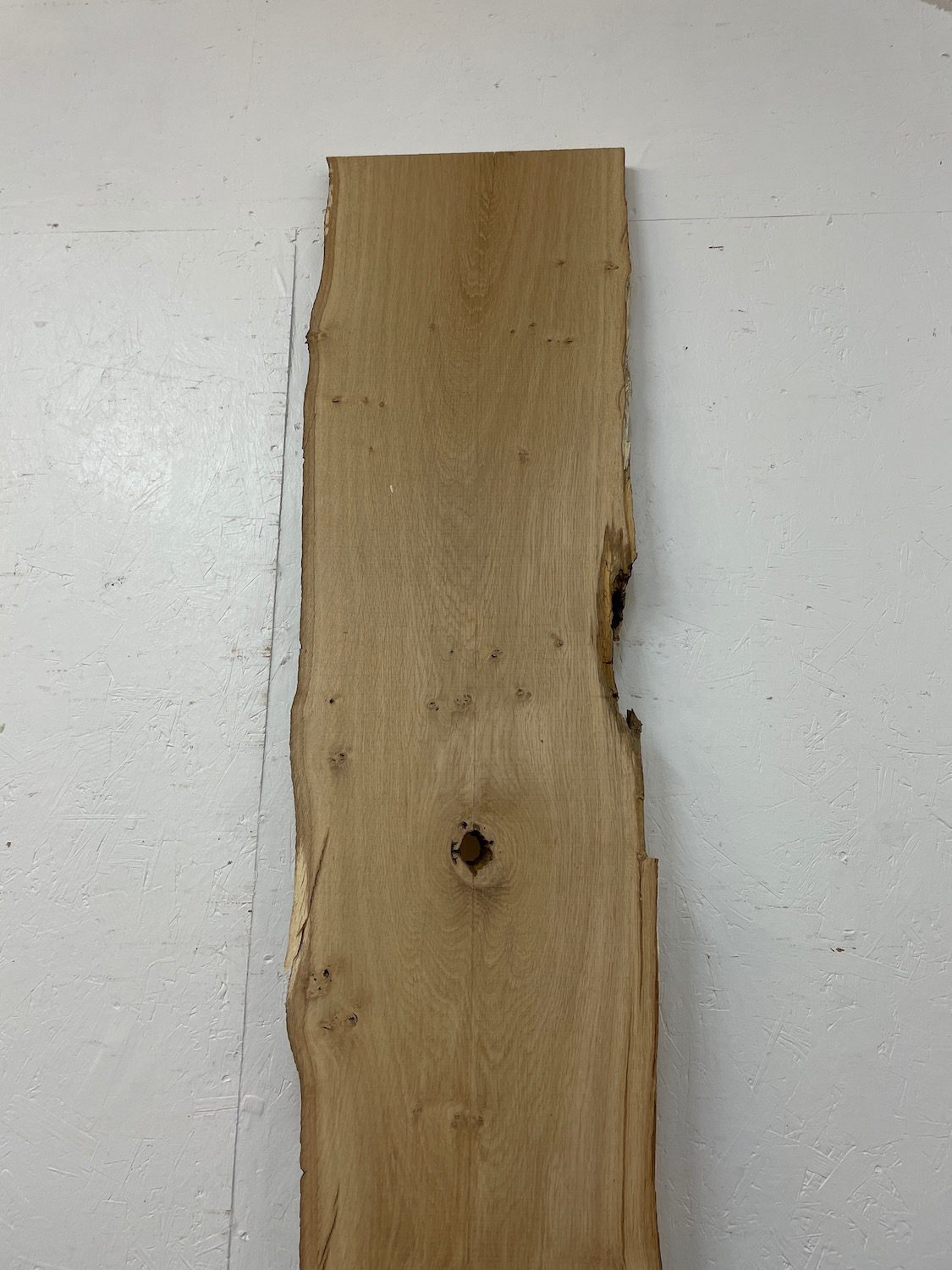 OAK Natural Waney Edge Slab Planed Finish Hardwood Board 1688-2 Thickness 2.8cm Kiln Dried Seasoned Live Edge Wildwood Wallart - Image 16