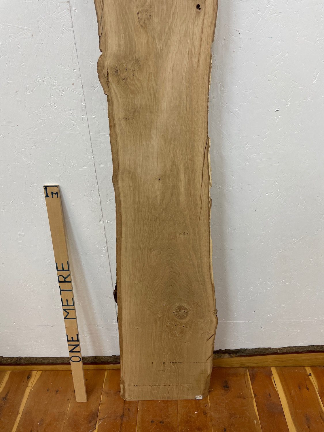 OAK Natural Waney Edge Slab Planed Finish Hardwood Board 1688-2 Thickness 2.8cm Kiln Dried Seasoned Live Edge Wildwood Wallart - Image 17