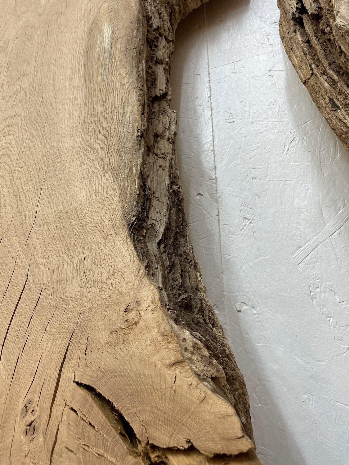 BURRY FIGURED OAK River Table Set Single Waney Edge Slabs Planed Finish Hardwood Boards 1089B-1A/1B Thickness 5cm Kiln Dried Seasoned Live Edge Epoxy Resin Projects Wildwood Desktop Tabletop Wallart Coffee TableTop - Image 13