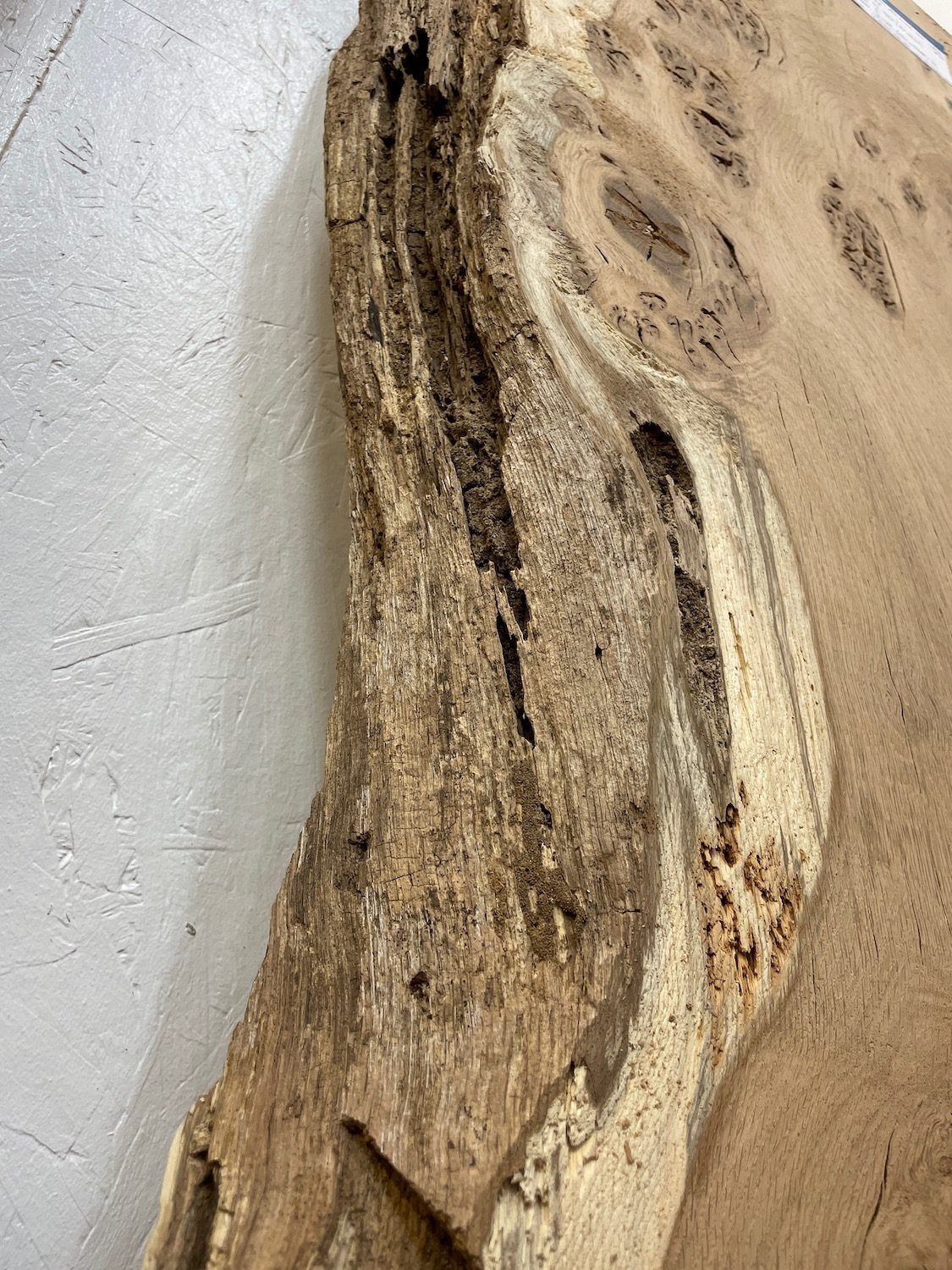 BURRY FIGURED OAK River Table Set Single Waney Edge Slabs Planed Finish Hardwood Boards 1089B-1A/1B Thickness 5cm Kiln Dried Seasoned Live Edge Epoxy Resin Projects Wildwood Desktop Tabletop Wallart Coffee TableTop - Image 14