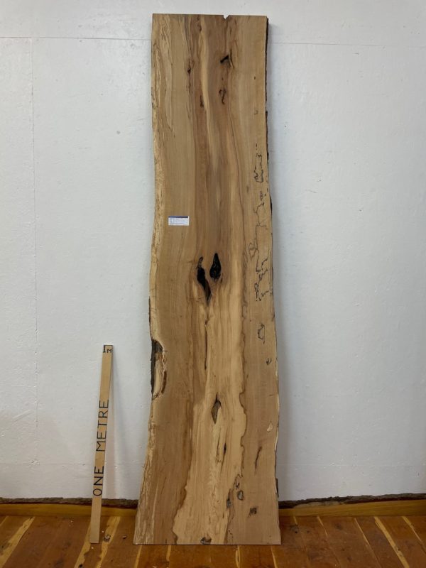 SPALTED BEECH Natural Waney Edge Slab Milled Finish Hardwood Board 1657-5 Thickness 6cm Kiln Dried Seasoned Live Edge Dining Tabletops Worktops Headboards Desktops Coffee Tabletops Wildwood Wallart