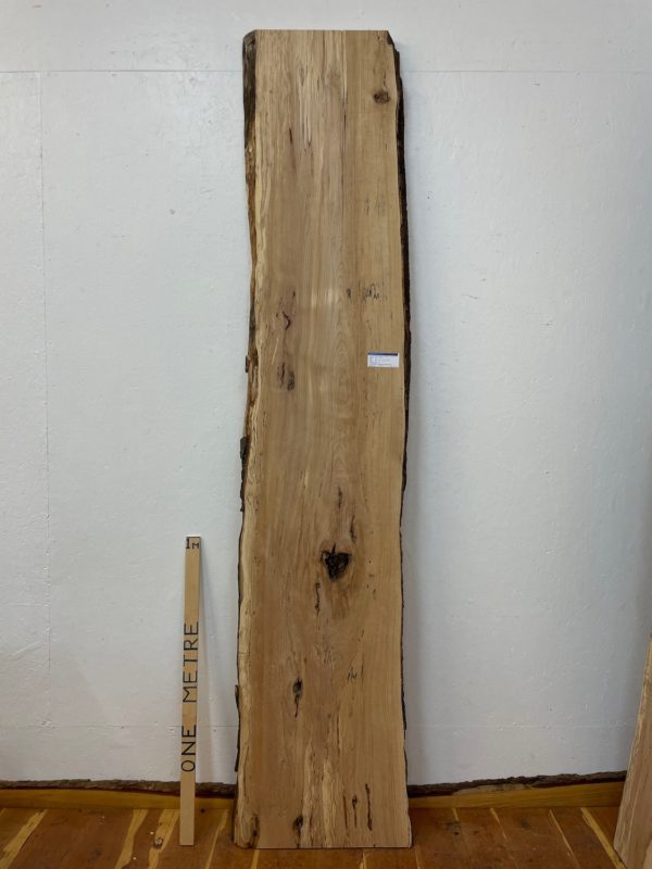 SPALTED BEECH Natural Waney Edge Slab Milled Finish Hardwood Board 1657-2 Thickness 6cm Kiln Dried Seasoned Live Edge Dining Tabletops Worktops Headboards