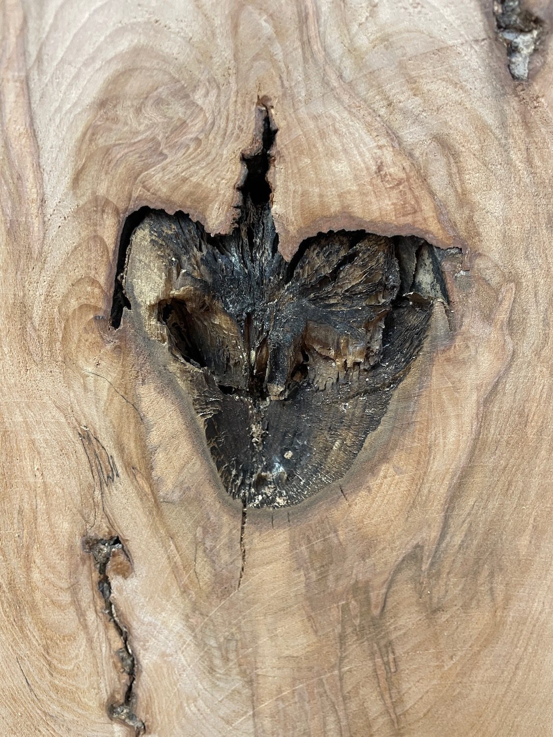 SPALTED BEECH Natural Waney Edge Slab Milled Finish Hardwood Board 1657-2 Thickness 6cm Kiln Dried Seasoned Live Edge Dining Tabletops Worktops Headboards - Image 6