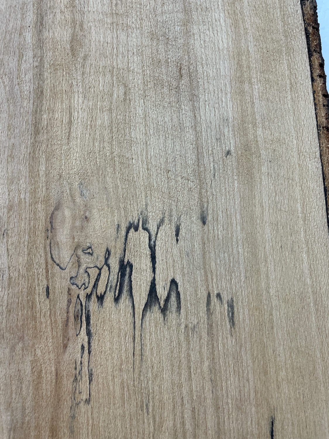 SPALTED BEECH Natural Waney Edge Slab Milled Finish Hardwood Board 1657-2 Thickness 6cm Kiln Dried Seasoned Live Edge Dining Tabletops Worktops Headboards - Image 7