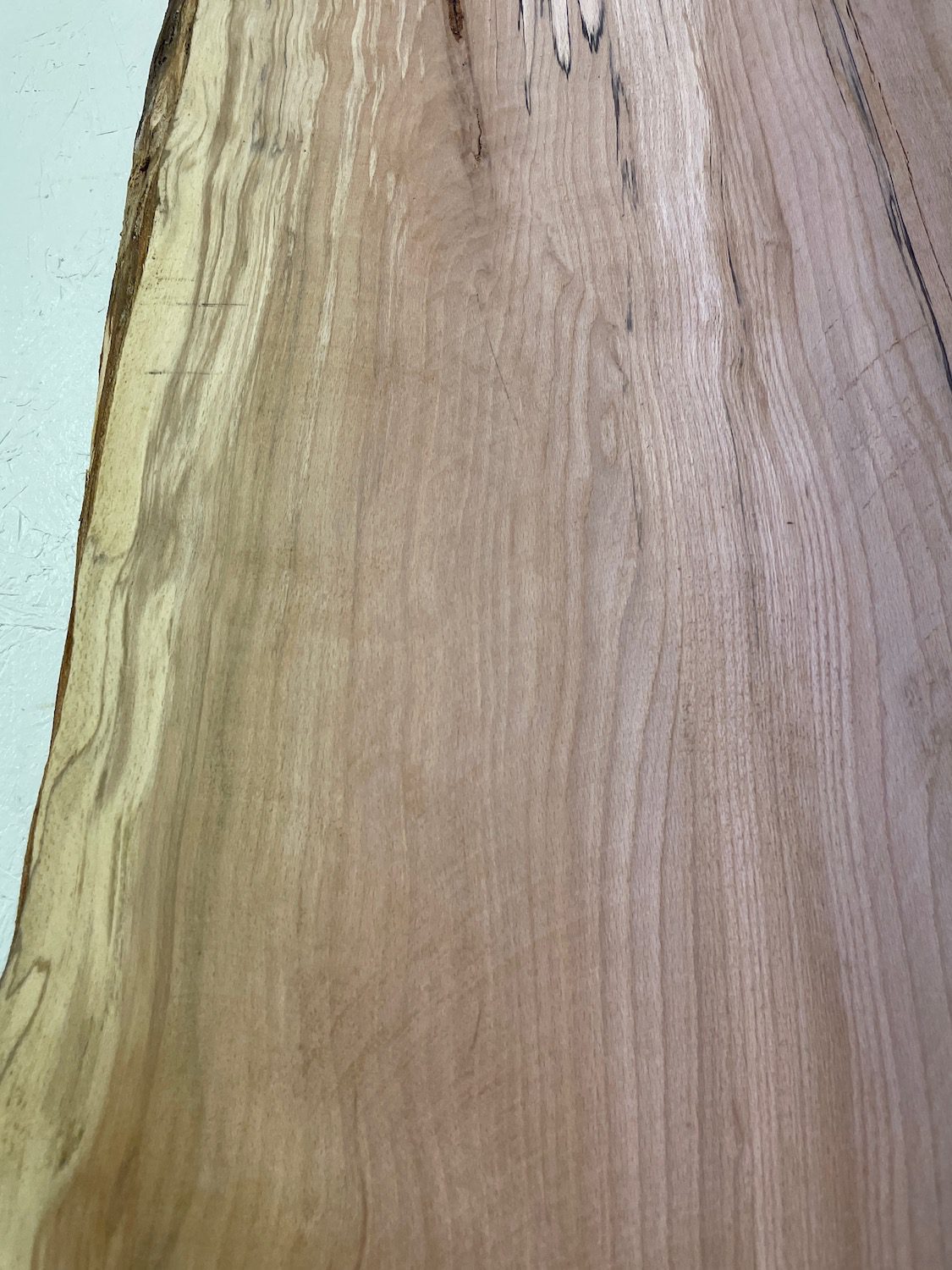 SPALTED BEECH Natural Waney Edge Slab Milled Finish Hardwood Board 1657-2 Thickness 6cm Kiln Dried Seasoned Live Edge Dining Tabletops Worktops Headboards - Image 12