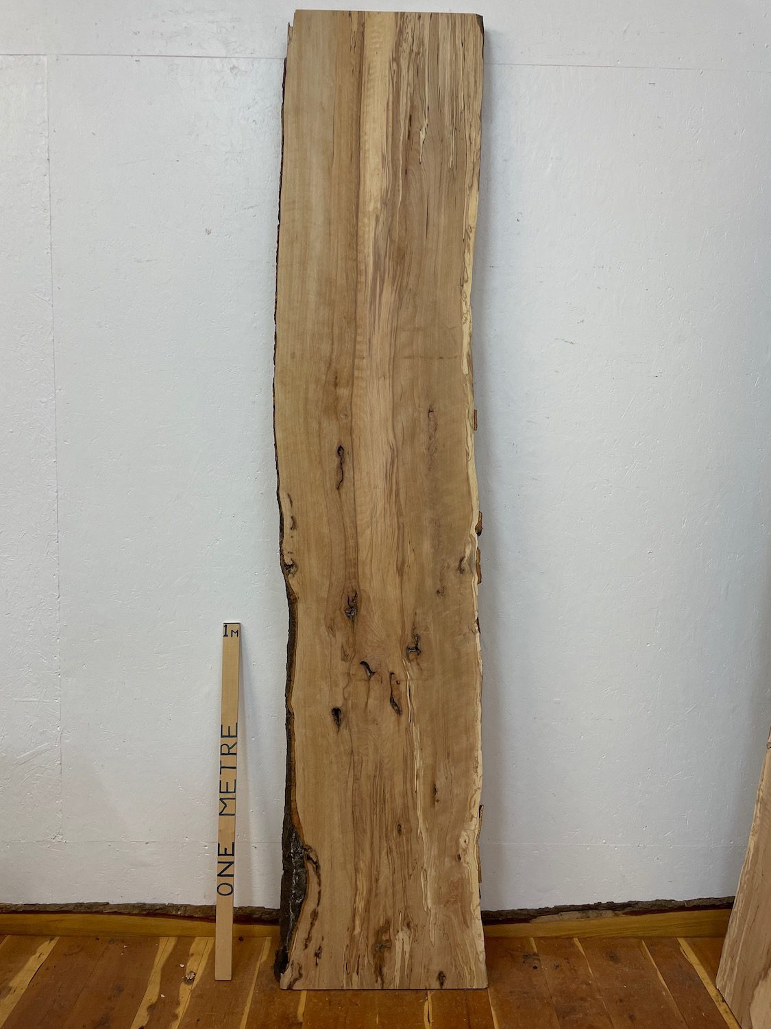 SPALTED BEECH Natural Waney Edge Slab Milled Finish Hardwood Board 1657-2 Thickness 6cm Kiln Dried Seasoned Live Edge Dining Tabletops Worktops Headboards - Image 15