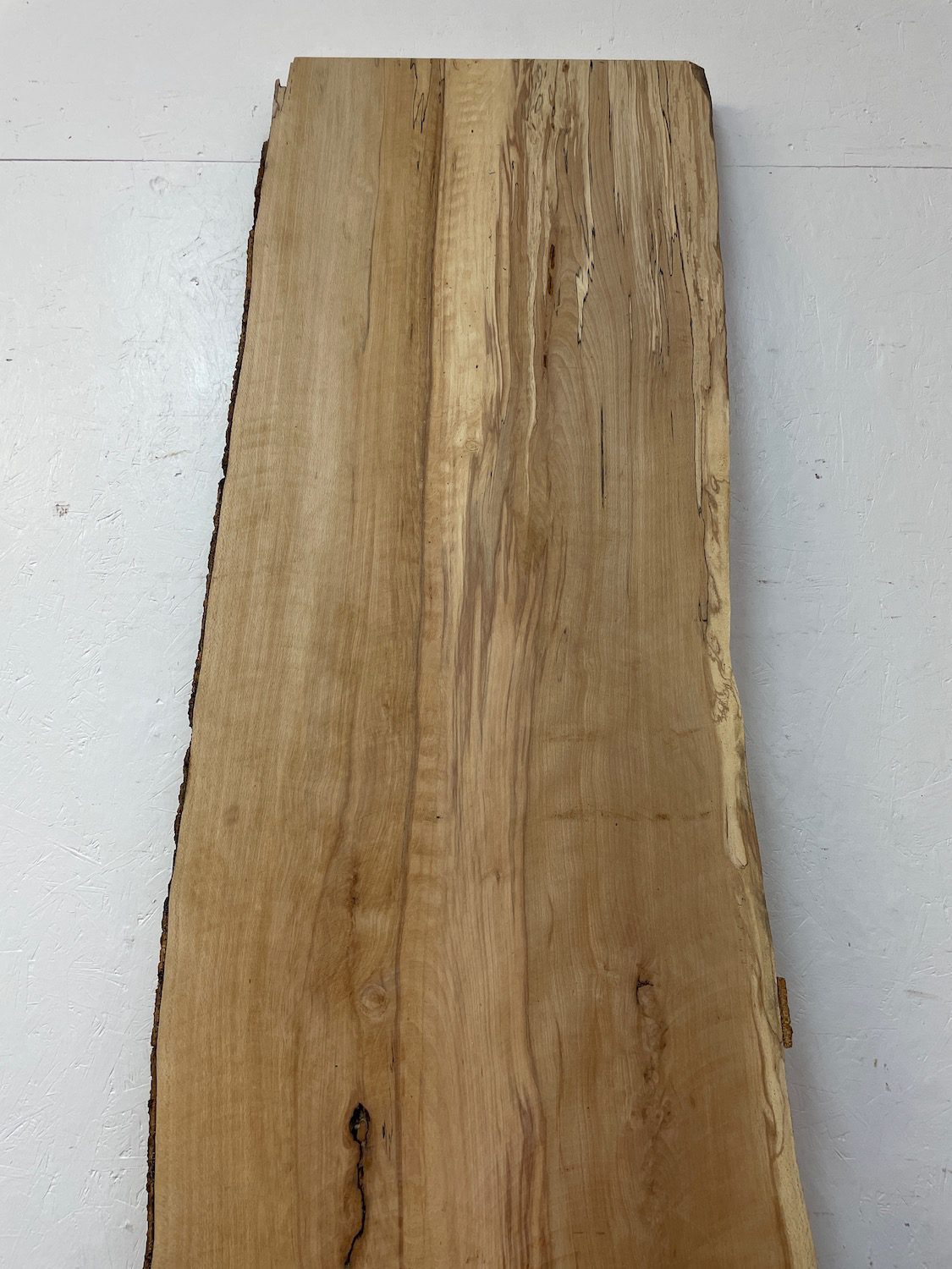 SPALTED BEECH Natural Waney Edge Slab Milled Finish Hardwood Board 1657-2 Thickness 6cm Kiln Dried Seasoned Live Edge Dining Tabletops Worktops Headboards - Image 16