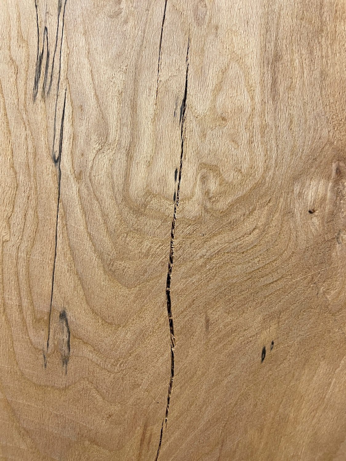 SPALTED BEECH Natural Waney Edge Slab Milled Finish Hardwood Board 1657-1A Thickness 6cm Kiln Dried Seasoned Live Edge Coffee Tabletops - Image 9