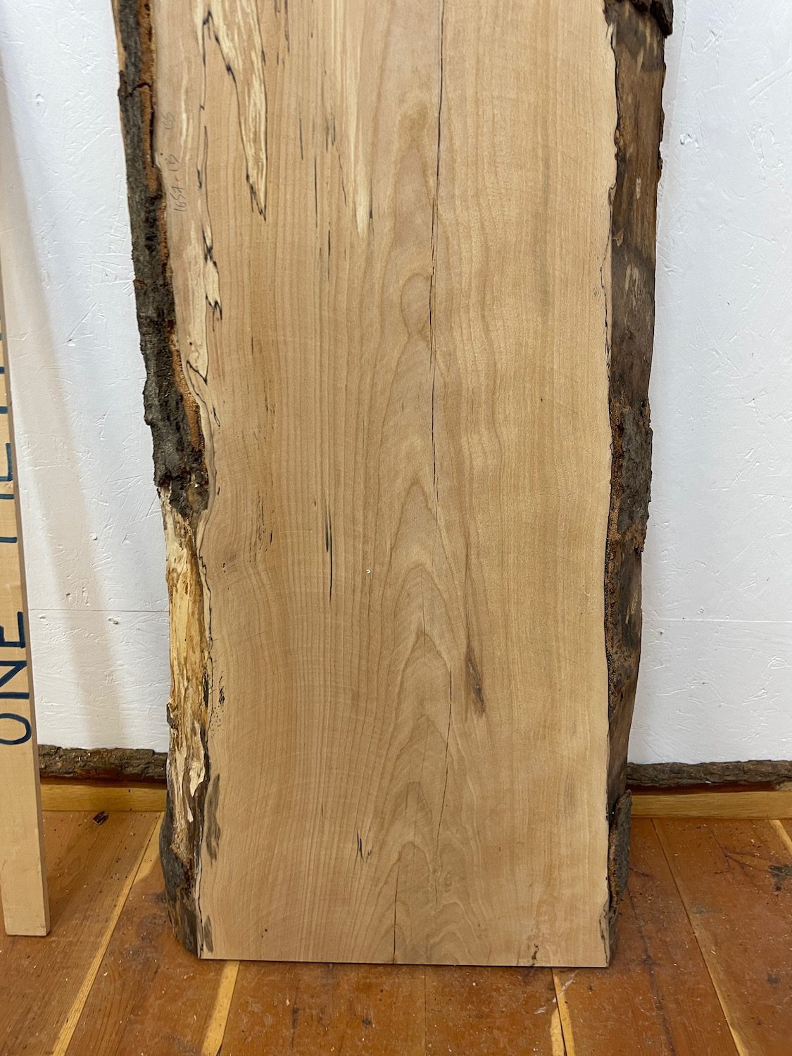 SPALTED BEECH Natural Waney Edge Slab Milled Finish Hardwood Board 1657-1B Thickness 6cm Kiln Dried Seasoned Live Edge - Image 5