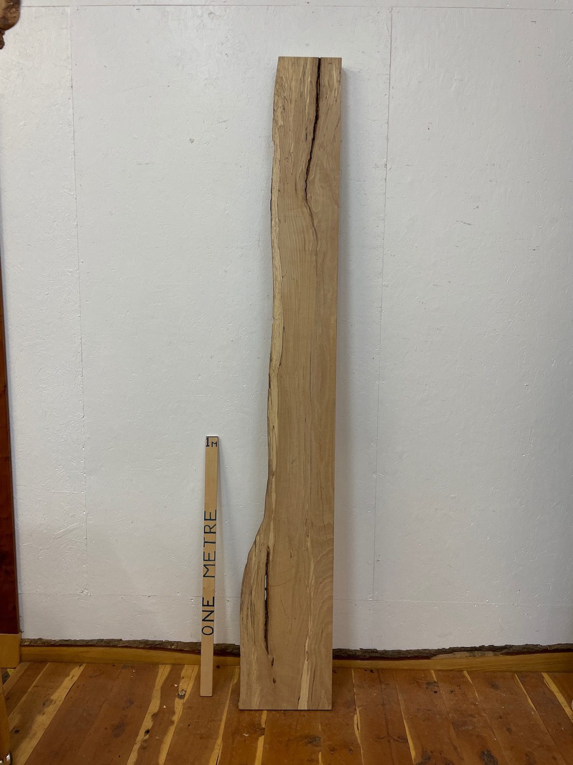 SPALTED BEECH Single Waney Natural Edge Milled Finish Hardwood Board 1658-3 Thickness 6cm Kiln Dried Seasoned Live Edge Shelves Mantels - Image 15