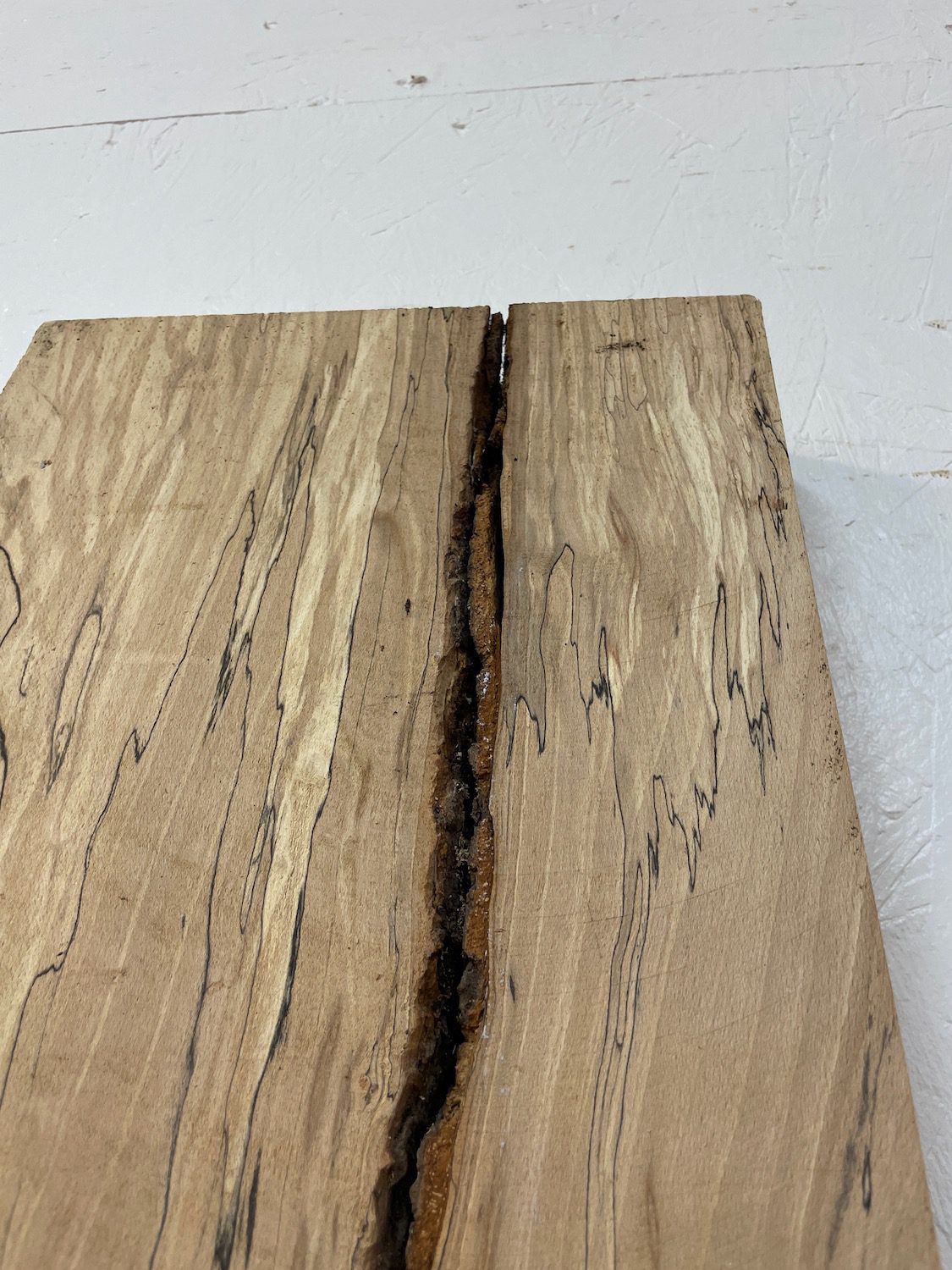 SPALTED BEECH Single Waney Natural Edge Milled Finish Hardwood Board 1658-3 Thickness 6cm Kiln Dried Seasoned Live Edge Shelves Mantels - Image 19