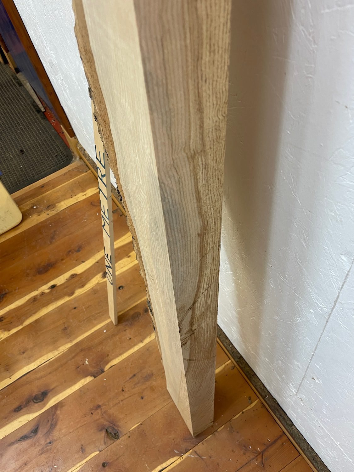 ASH Single Waney Edge Slab Planed Finish Hardwood Board 1666A-8 Thickness 6.5cm Kiln Dried Seasoned Live Edge Wildwood Shelves Mantels - Image 9