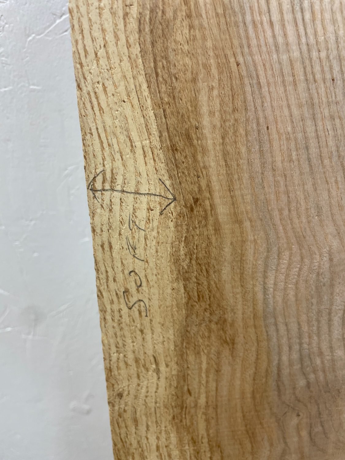 ASH Single Waney Edge Slab Planed Finish Hardwood Board 1666A-8 Thickness 6.5cm Kiln Dried Seasoned Live Edge Wildwood Shelves Mantels - Image 13