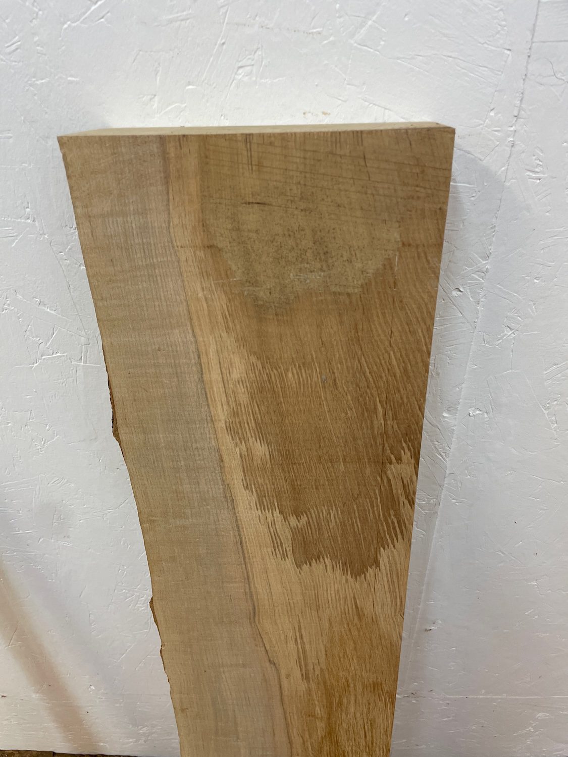 RIPPLED ASH Single Waney Edge Slab Planed Finish Hardwood Board 1666A-9R Thickness 6.5cm Kiln Dried Seasoned Live Edge Wildwood Shelves Mantels - Image 10