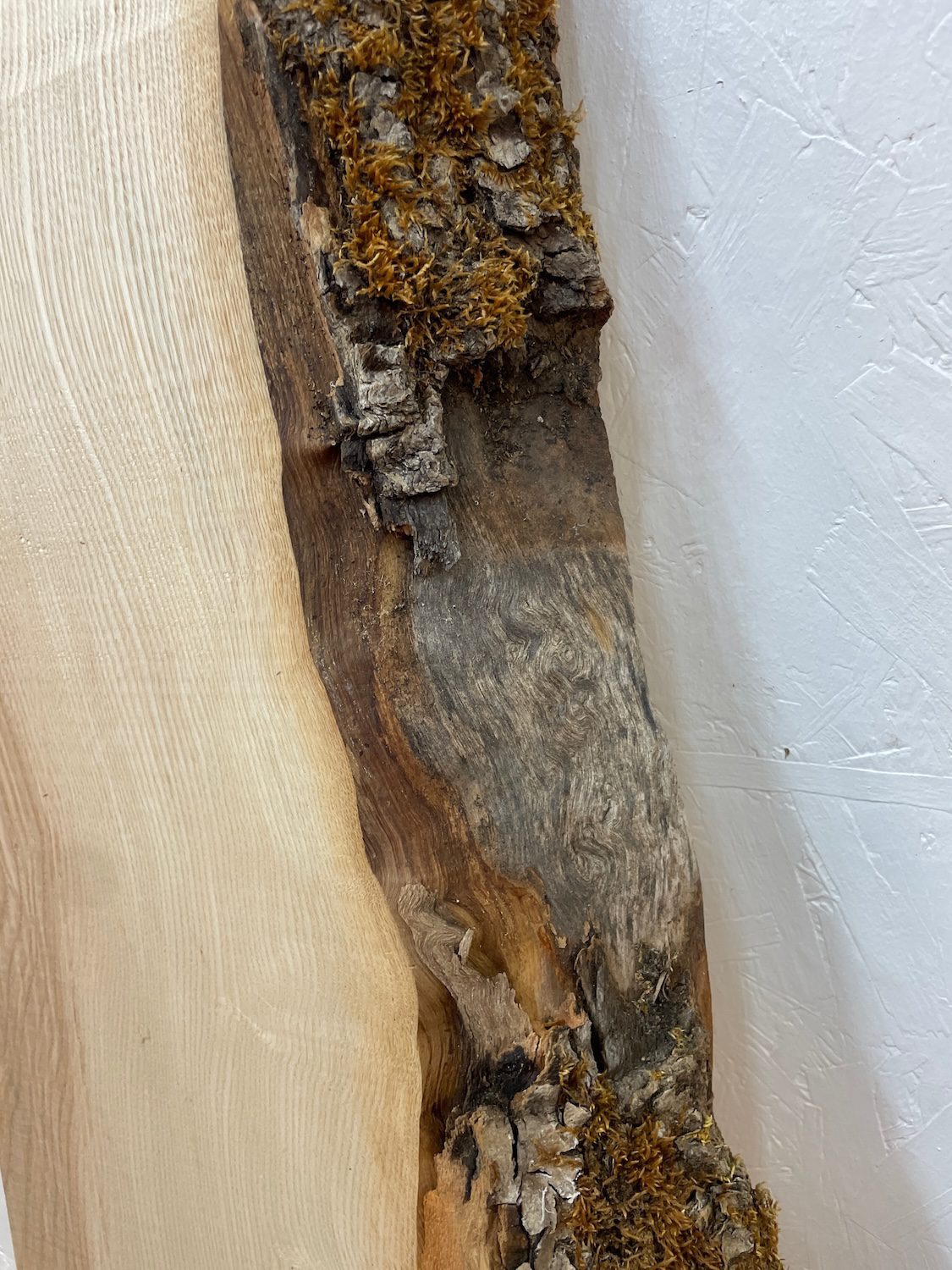 ASH Single Waney Edge Slab Planed Finish Hardwood Board 1656-6 Thickness 6.5cm Kiln Dried Seasoned Live Edge Wildwood Shelves Mantels - Image 10