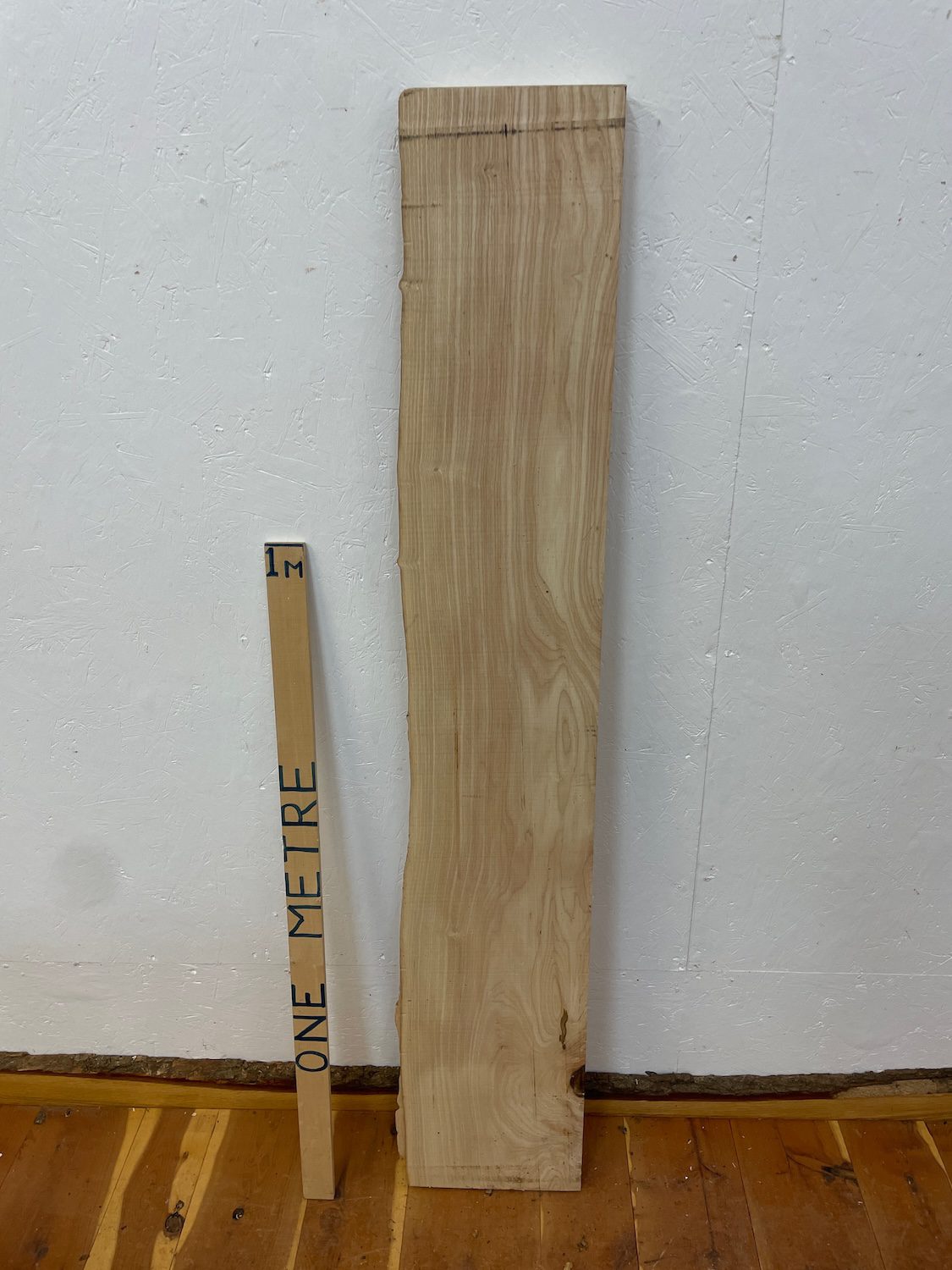 ASH Single Waney Edge Slab Planed Finish Hardwood Board 1648A-1 Thickness 4cm Kiln Dried Seasoned Live Edge Wildwood Shelves Mantels - Image 10