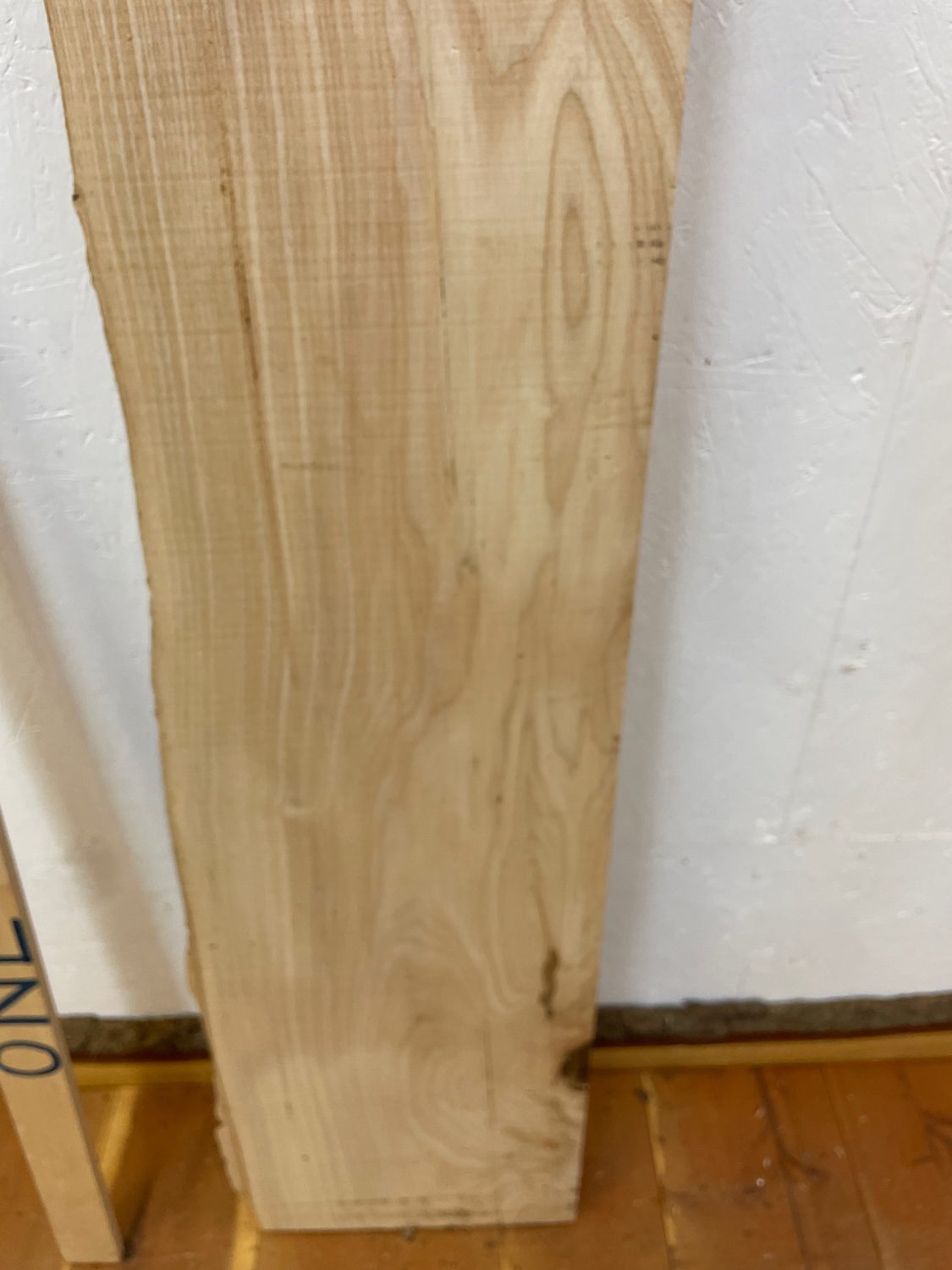 ASH Single Waney Edge Slab Planed Finish Hardwood Board 1648A-1 Thickness 4cm Kiln Dried Seasoned Live Edge Wildwood Shelves Mantels - Image 12