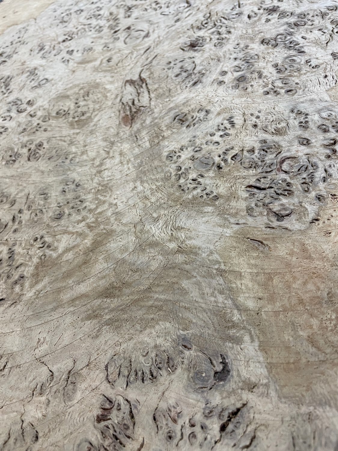 RIPPLE FIGURED BURR OAK Natural Waney Edge Slab Milled Finish Hardwood Board 1468A-2 Thickness 5cm Kiln Dried Seasoned Live Edge Coffee Tabletops Desks Wildwood Wallart - Image 16